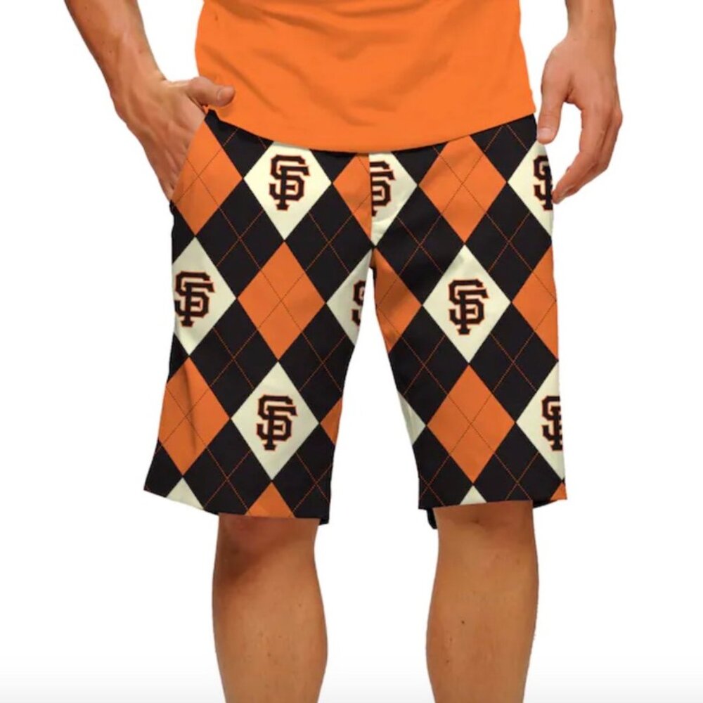Loudmouth San Francisco Giants Argyle Shorts